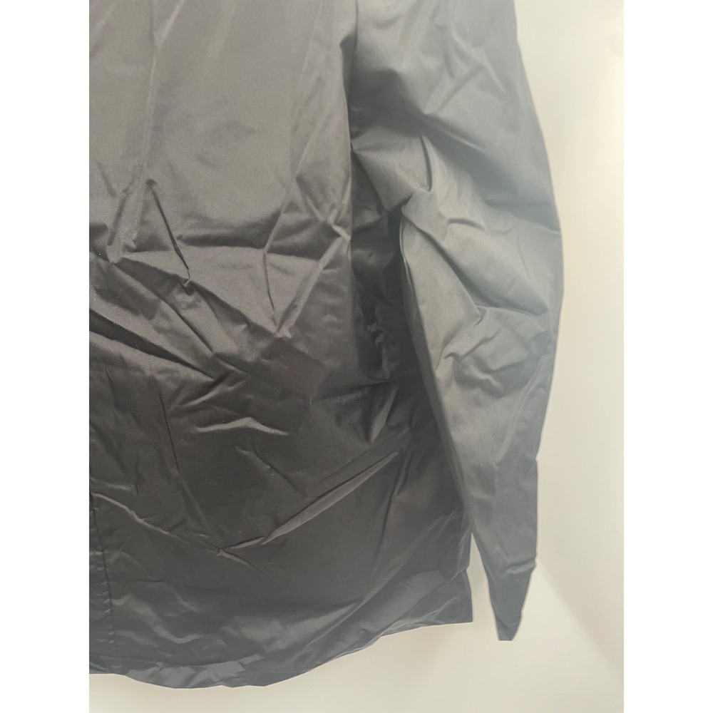 Big Chill Rain Jacket Womens 2X Plus Black Lightweight Waterproof Hooded NWT - Picture 6 of 16